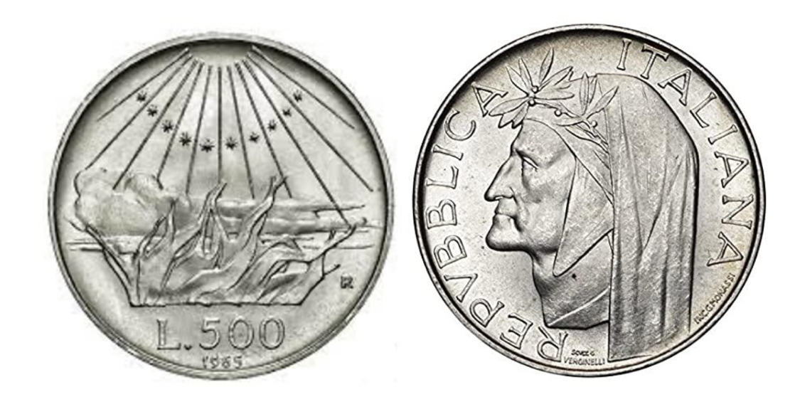 A close-up of a coin

Description automatically generated