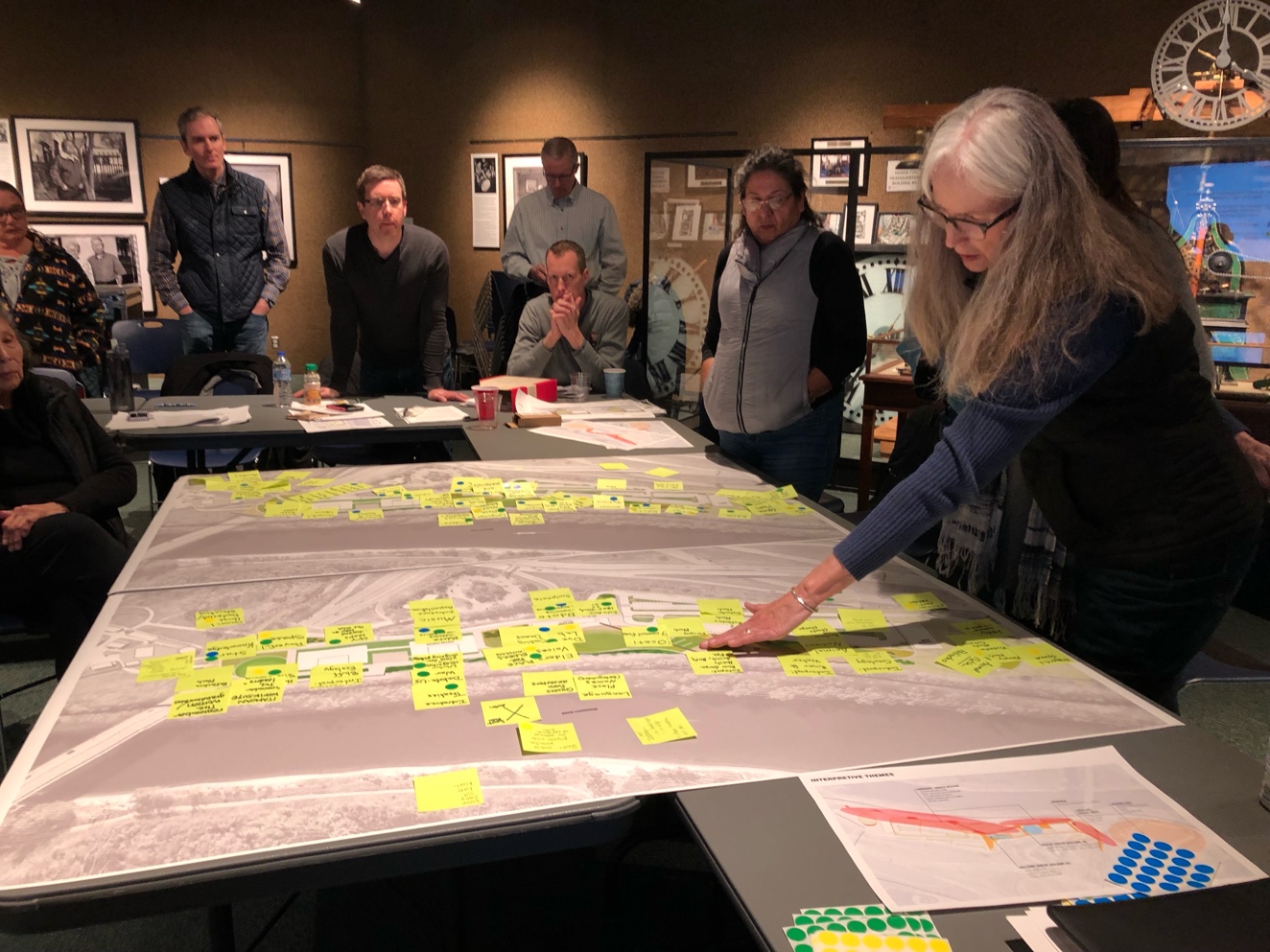 A group of people around a table with a map

AI-generated content may be incorrect.