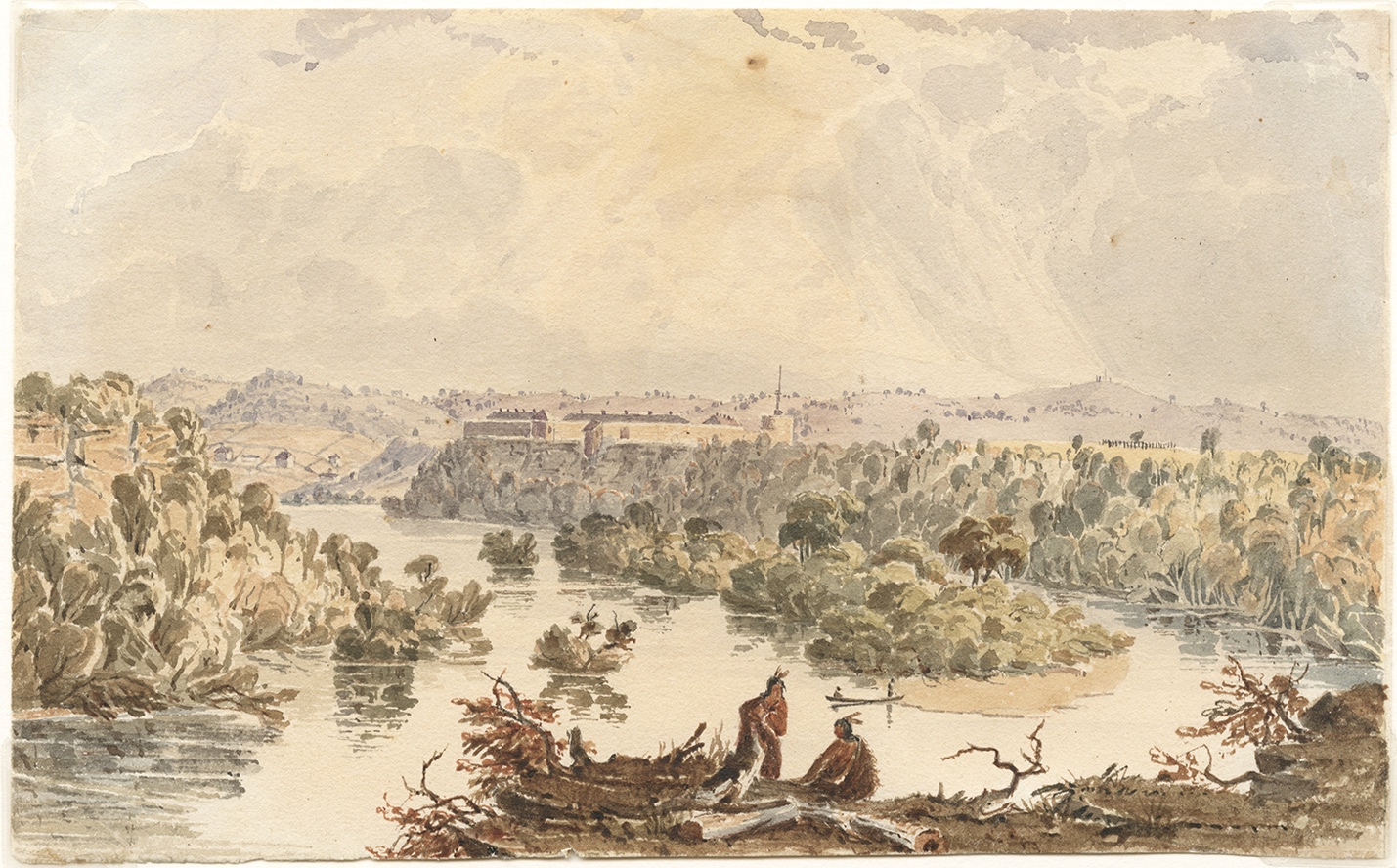 A watercolor of a river with a group of people

AI-generated content may be incorrect.